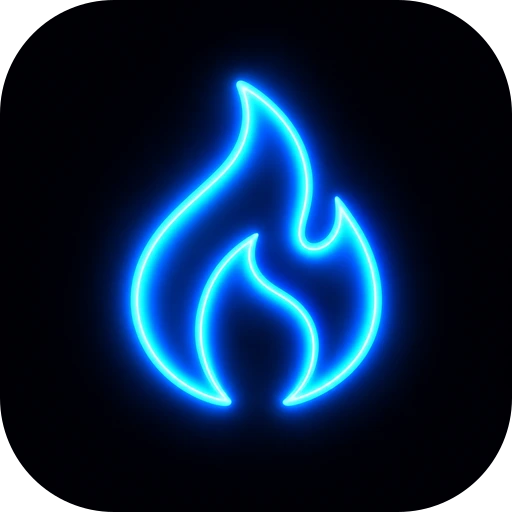 Neon icon style
